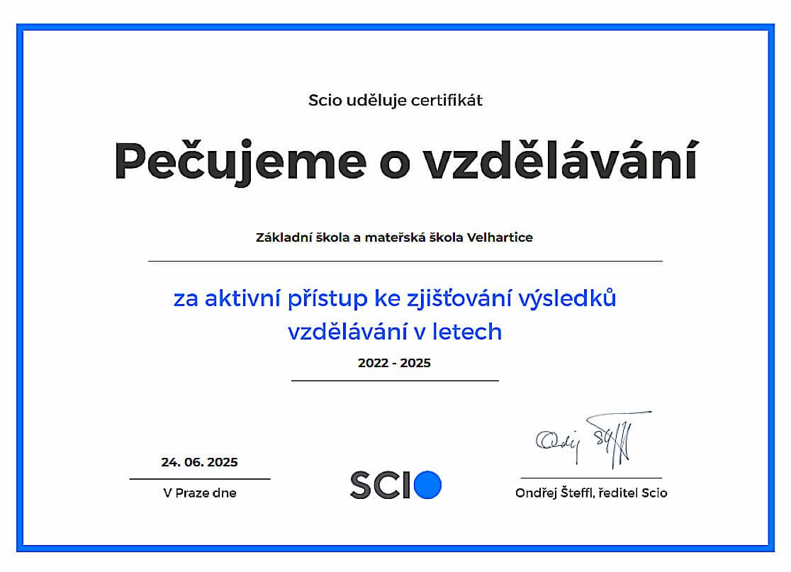 Pečujeme o vzdělávání 2025