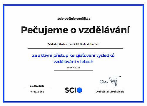 Pečujeme o vzdělávání 2025